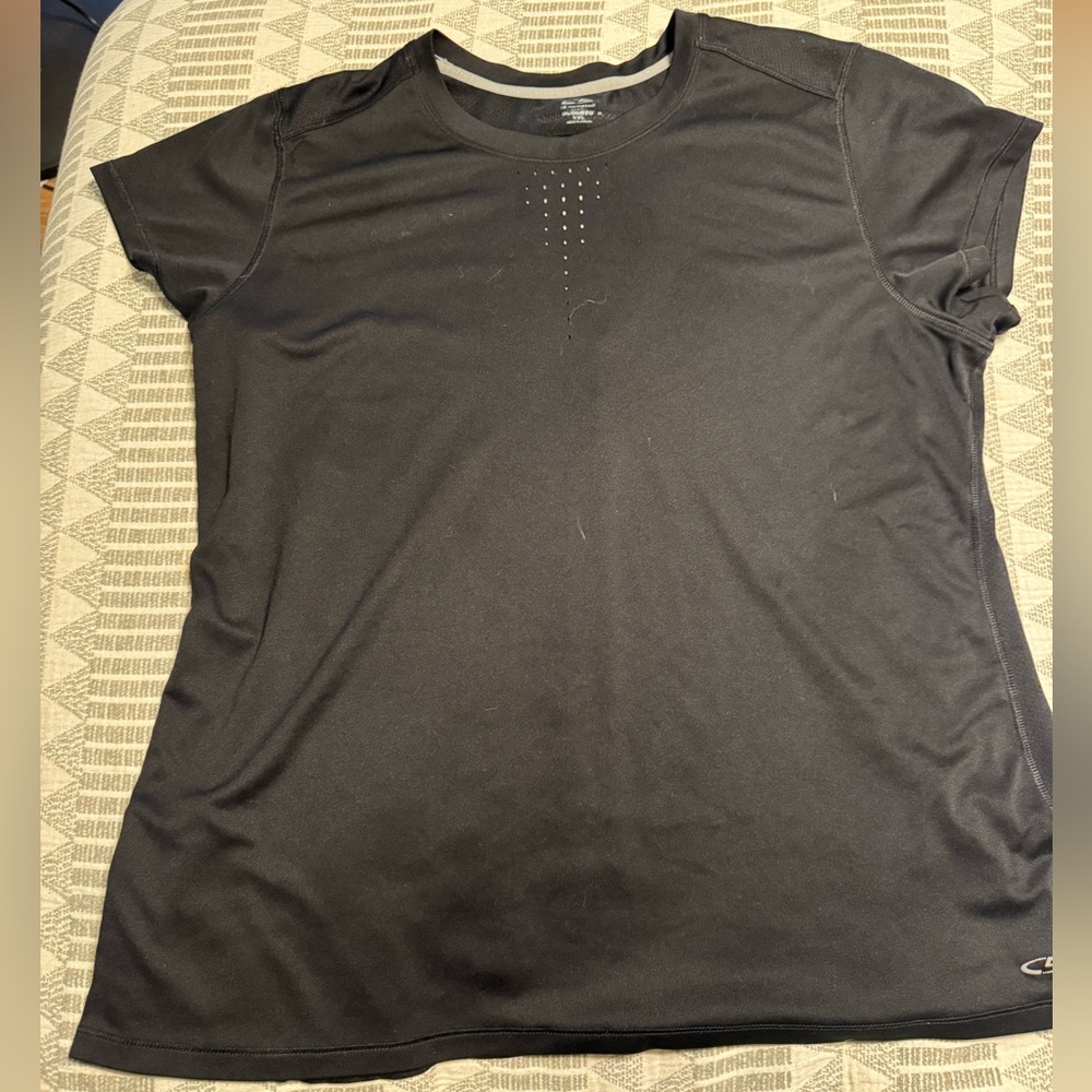 Champion Black Dio Dry Short Sleeve Active Tee for Women